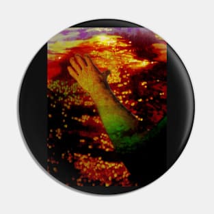 Digital collage and special processing. Ugly close up, amazing on distance. Mesmerizing. Hand, view. Life and death. Darker. Pin