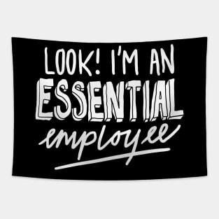 Funny Essential Employee Meme Tapestry