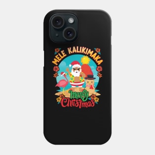 Mele Kalikimaka for a Bright Hawaiian Christmas Holiday Phone Case