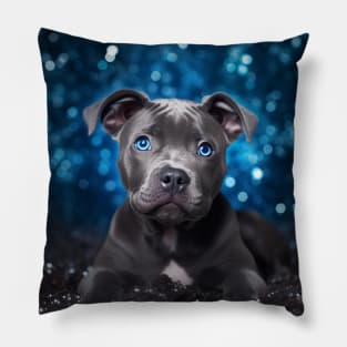 Staffy Portrait Pillow