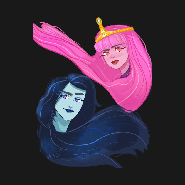 Discover A Princess and a Vampire - Adventure Time - T-Shirt