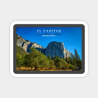 El Capitan from Cook's Meadow Yosemite National Park Magnet