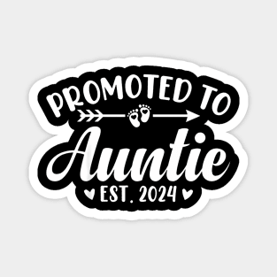 Promoted to Auntie 2024, Soon to Be Auntie Baby Reveal Aunt Magnet