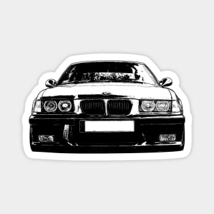 BMW E36 Sketch Art Magnet