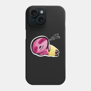 Sleeping Pink Girl Sloth Phone Case