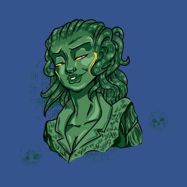 Discover Rot Mage Vraska, for Colors - Vraska Mtg - T-Shirt