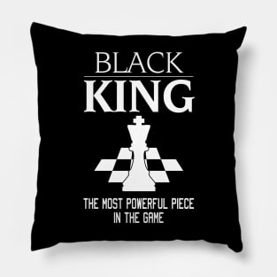 Black King The Most Powerful Piece In The Game, Black History Month, Black Lives Matter, African American History Pillow