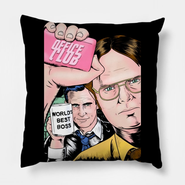 Office Club Pillow by MarianoSan