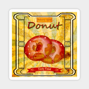 Delicious Donuts Vintage Magnet