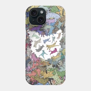 Cats Donut Galaxy - Rainbow Earth Phone Case