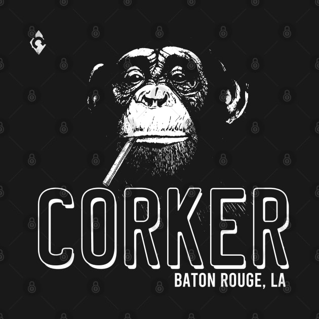 Corker - Smoking Ape by The Most Magical Place On Shirts