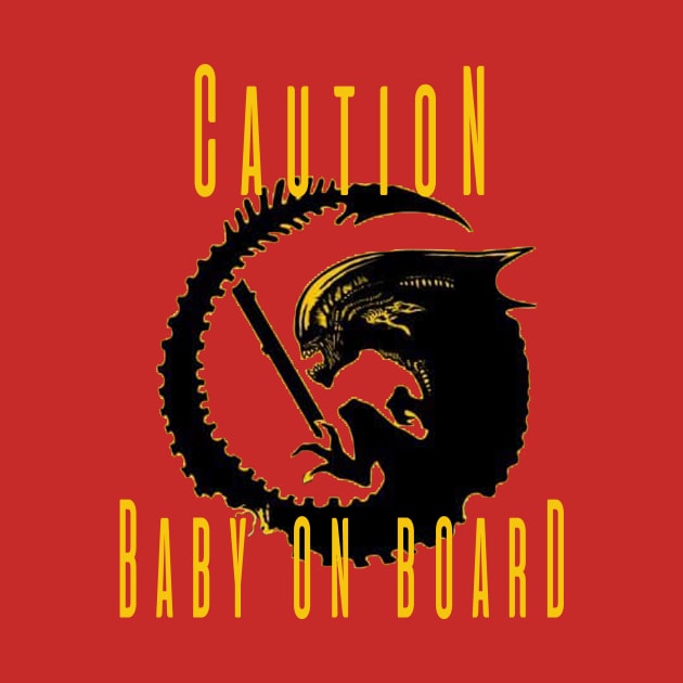 Caution Baby On Board by Dimion666