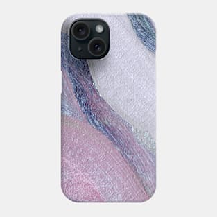 Blue Purple Violet Abstract Art Phone Case