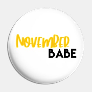 November babe Pin