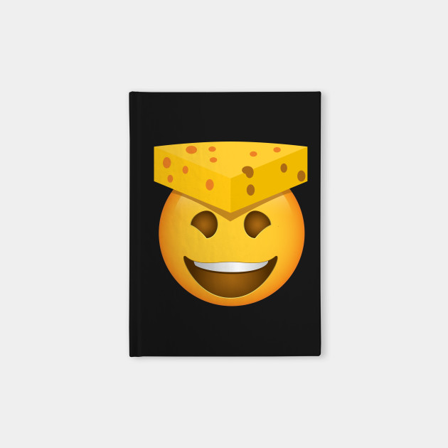 Emoji Cheesehead Cheese Hat Cheesehead Notebook Teepublic