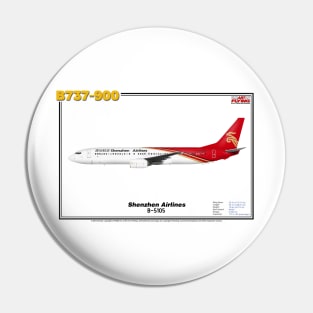 Boeing B737-900 - Shenzhen Airlines (Art Print) Pin