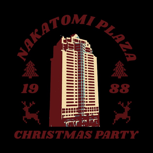 nakatomi plaza christmas 1988 - vintage by Suarezmess