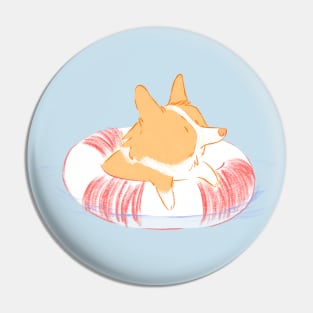 Corgi Pooltime Pin