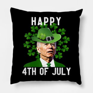 Funny Joe Biden Happy 4th Of July St Patricks Day Pillow