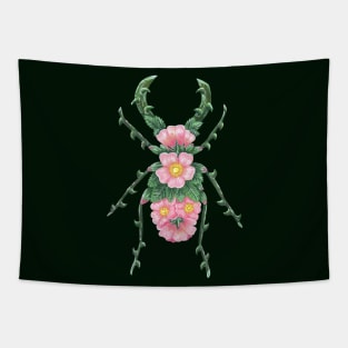 Bramble Rose Beetle Tapestry