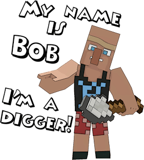 Bob the Digger Magnet