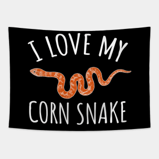 I Love My Corn Snake Tapestry