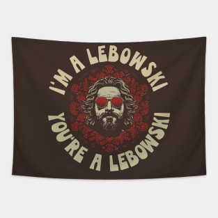 I'm A Lebowski, You're A Lebowski Mindful Kaleidoscope The Dude Design Tapestry