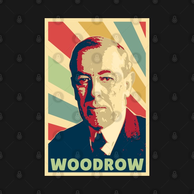 Woodrow Wilson Vintage Colors by Nerd_art