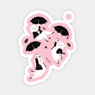 Umbrella pigs Magnet