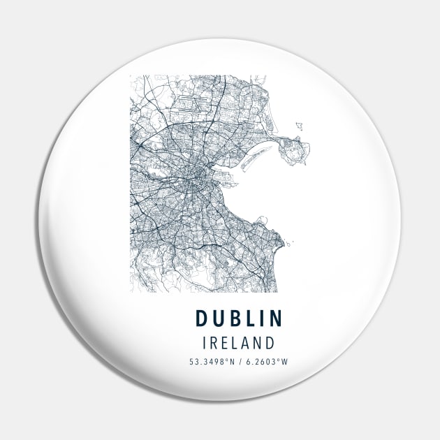 dublin simple map Pin by boy cartograph