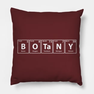Botany (B-O-Ta-N-Y) Periodic Elements Spelling Pillow