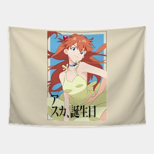 Asuka Langley - Neon Genesis Evangelion Tapestry