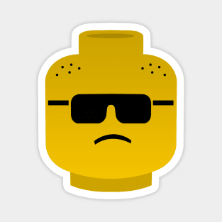 Lego head sunglasses Magnet