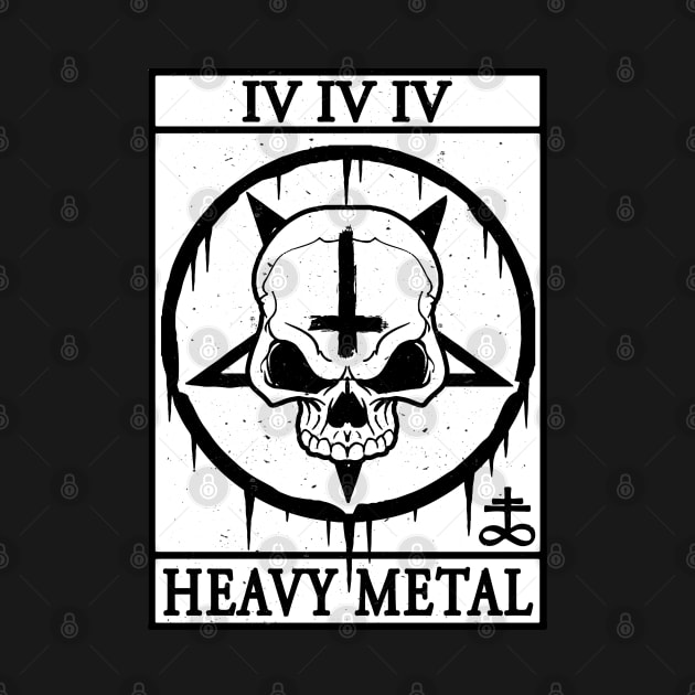 HEAVY METAL - HEAVY METAL TAROT CARD - TAROT CARD by Tshirt Samurai