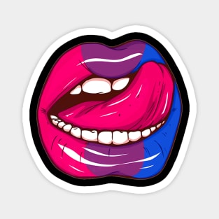 Lips Flag LGBT Magnet