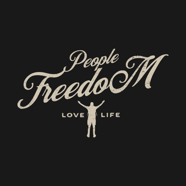 VINTAGE - FREEDOM T-Shirt by YUSRIL11