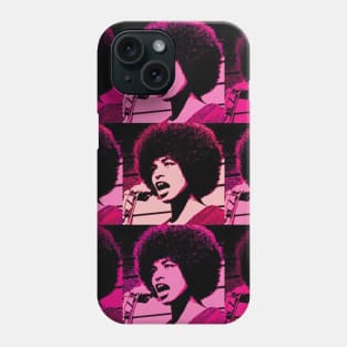 Angela Davis - Superstar in Pinks Phone Case