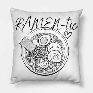 Minimalist Ramen-tic Pillow