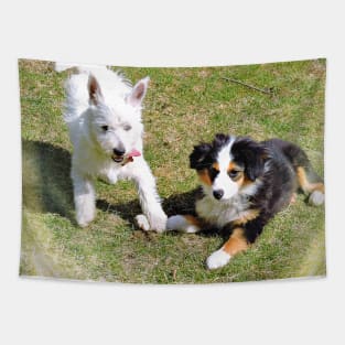 Puppy Friends Tapestry