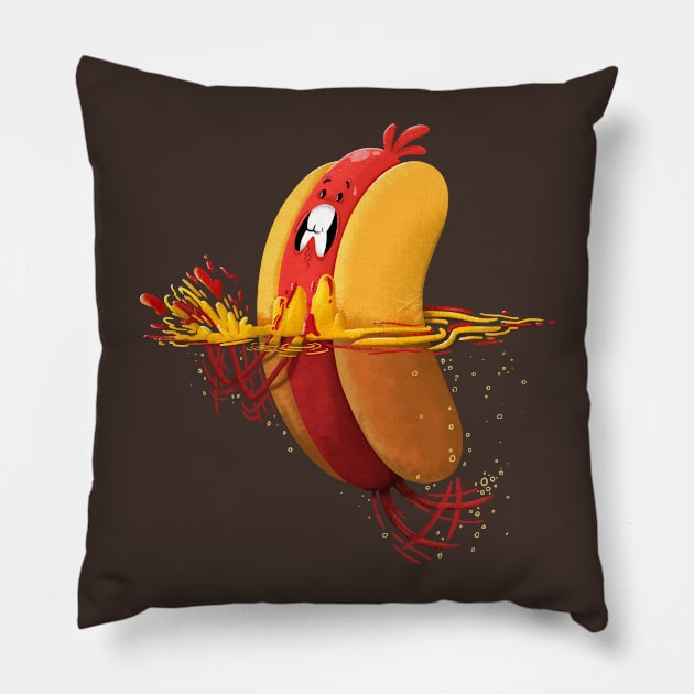 Hotdoggy Paddle Pillow by TipTop