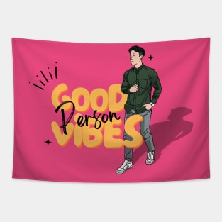 Good Vibes Person Man Ver. Tapestry