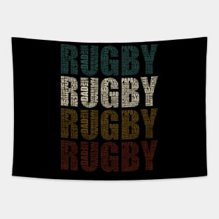 Rugby Dad - Funny Sports Lovers Gift For Papa Tapestry