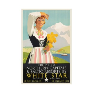 White Star Vintage Poster 1931 T-Shirt