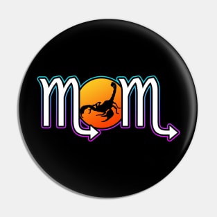 Scorpio Symbol Mom Pin