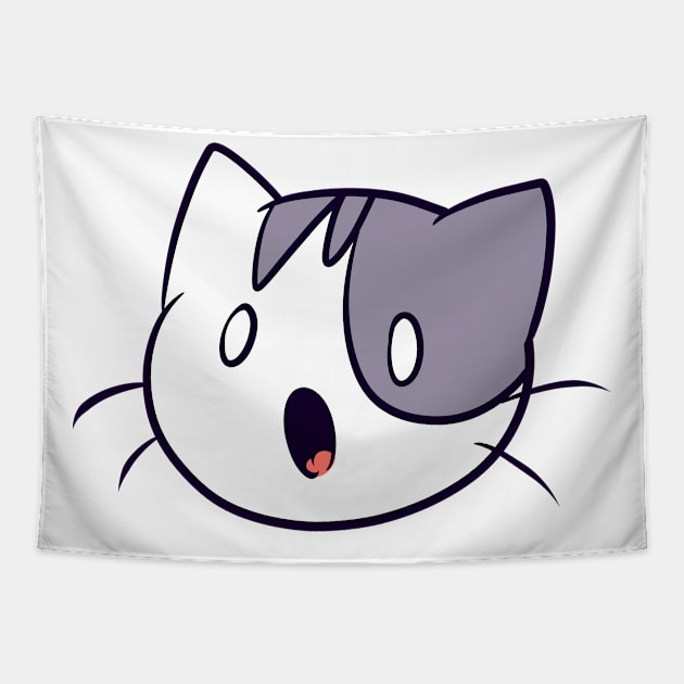 Surprise kitty Tapestry by lovelikebre