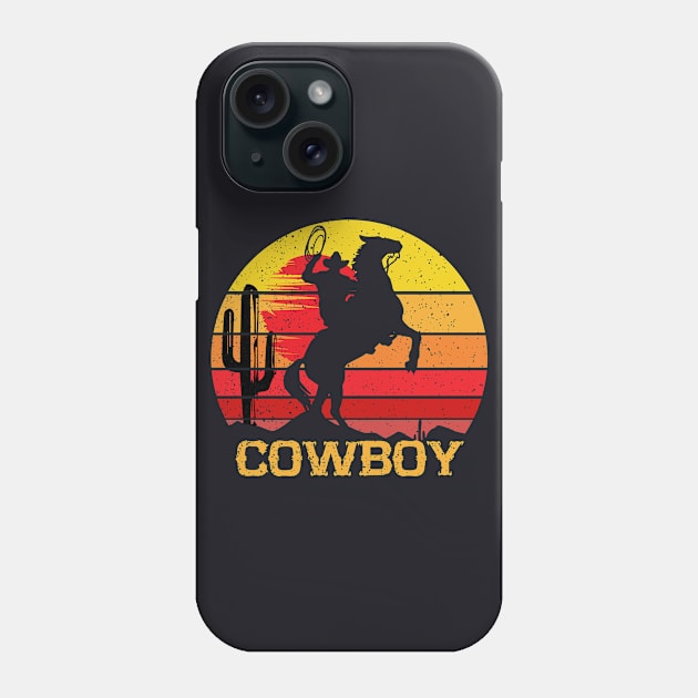 Cowboy Retro Vintage Phone Case by DARSHIRTS