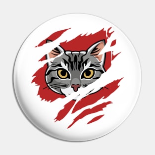 Killer Cat Pin