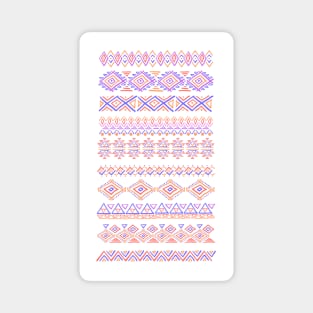 Set of geometric seamless patterns Magnet