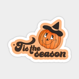 'Tis the Season Halloween Pumpkin Magnet