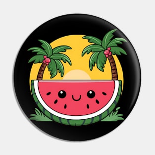 Kawaii Watermelon Pin